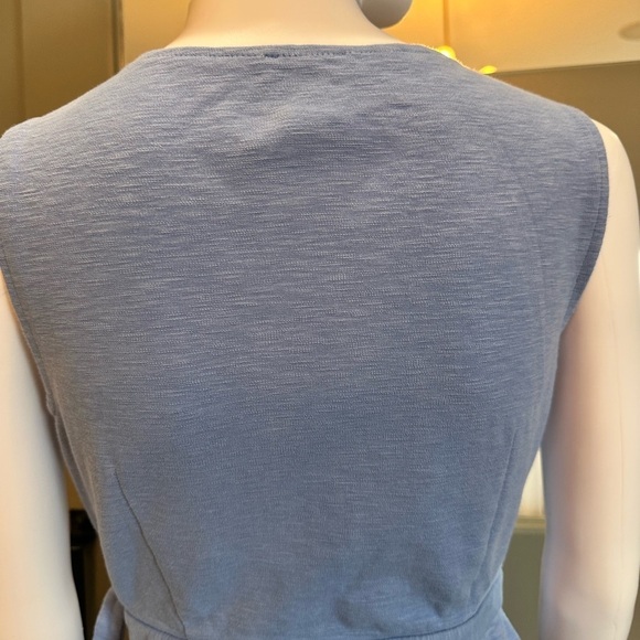 J. By J.Crew Pale Blue Crossover Dress Size XS - Picture 4 of 8